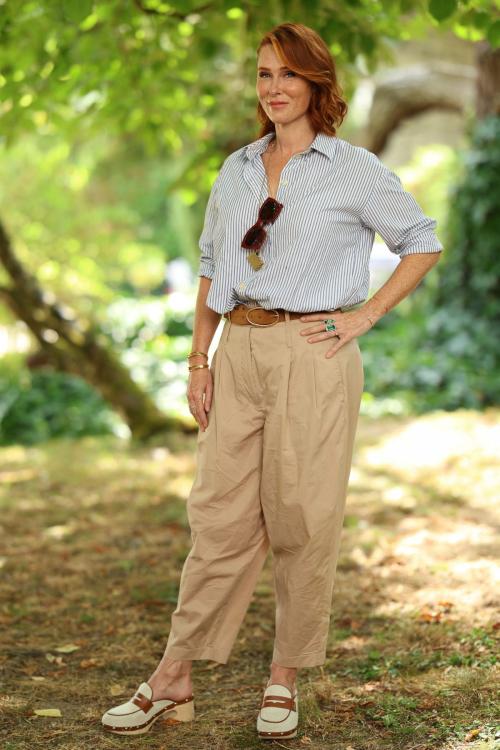 Audrey Fleurot at Regarde photocall Angouleme Festival, Aug 2025 5