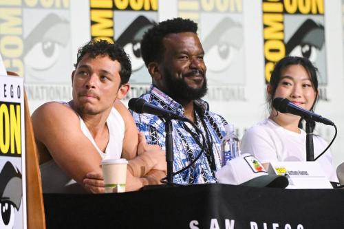 Awkwafina at The Bad Guys 2 Comic-Con panel, July 2025 1