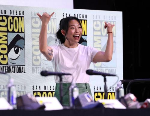 Awkwafina at The Bad Guys 2 Comic-Con panel, July 2025 3