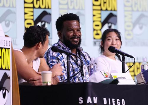 Awkwafina at The Bad Guys 2 Comic-Con panel, July 2025 6