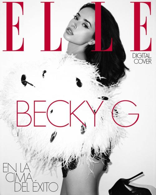 Becky G Elle Spain feature, September 2025