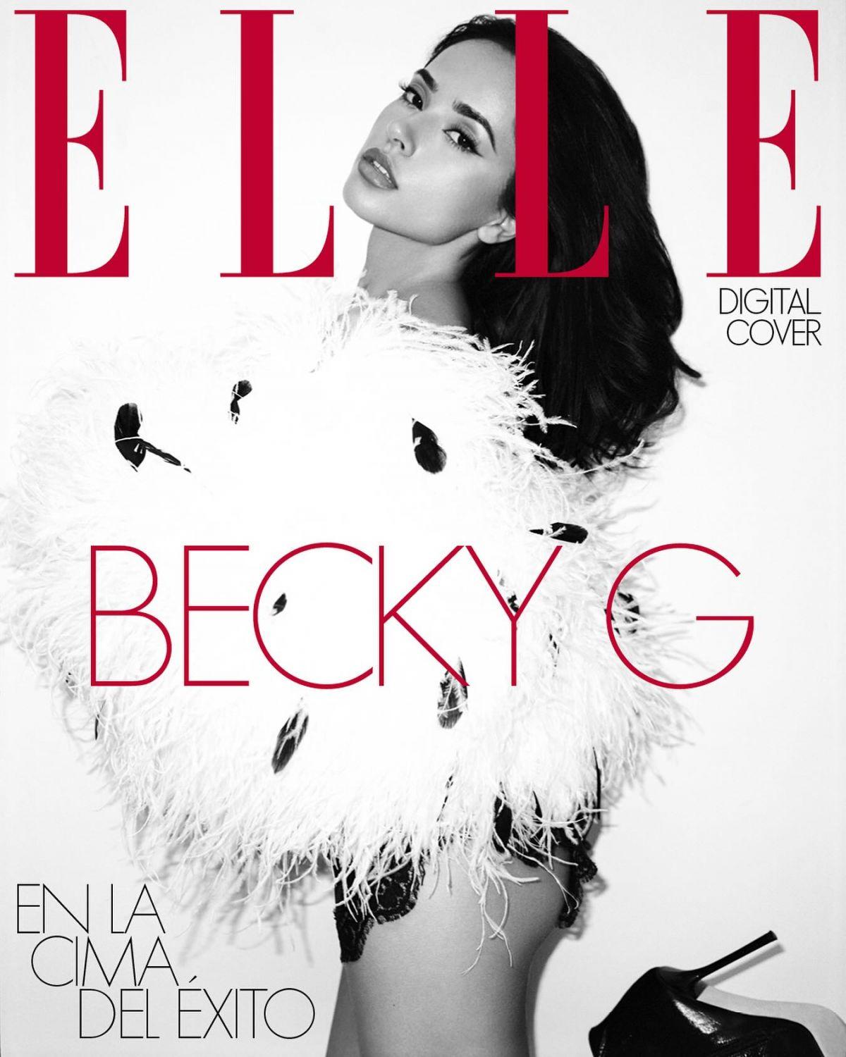 Becky G Elle Spain feature, September 2025