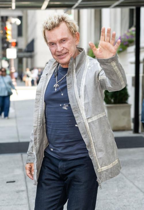 Billy Idol day out in Philadelphia, August 2025