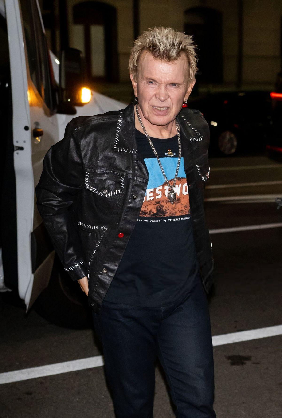 Billy Idol out in Philadelphia, August 2025