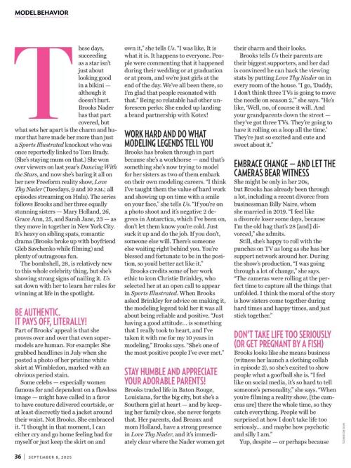 Brooks Nader in Us Weekly, August 2025 3