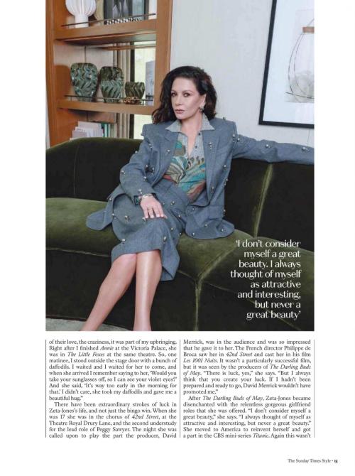 Catherine Zeta Jones Sunday Times Style, August 2025 3