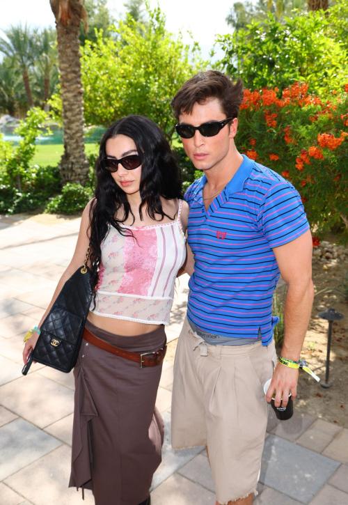 Charli XCX & Benito Skinner at Coachella, April 2025