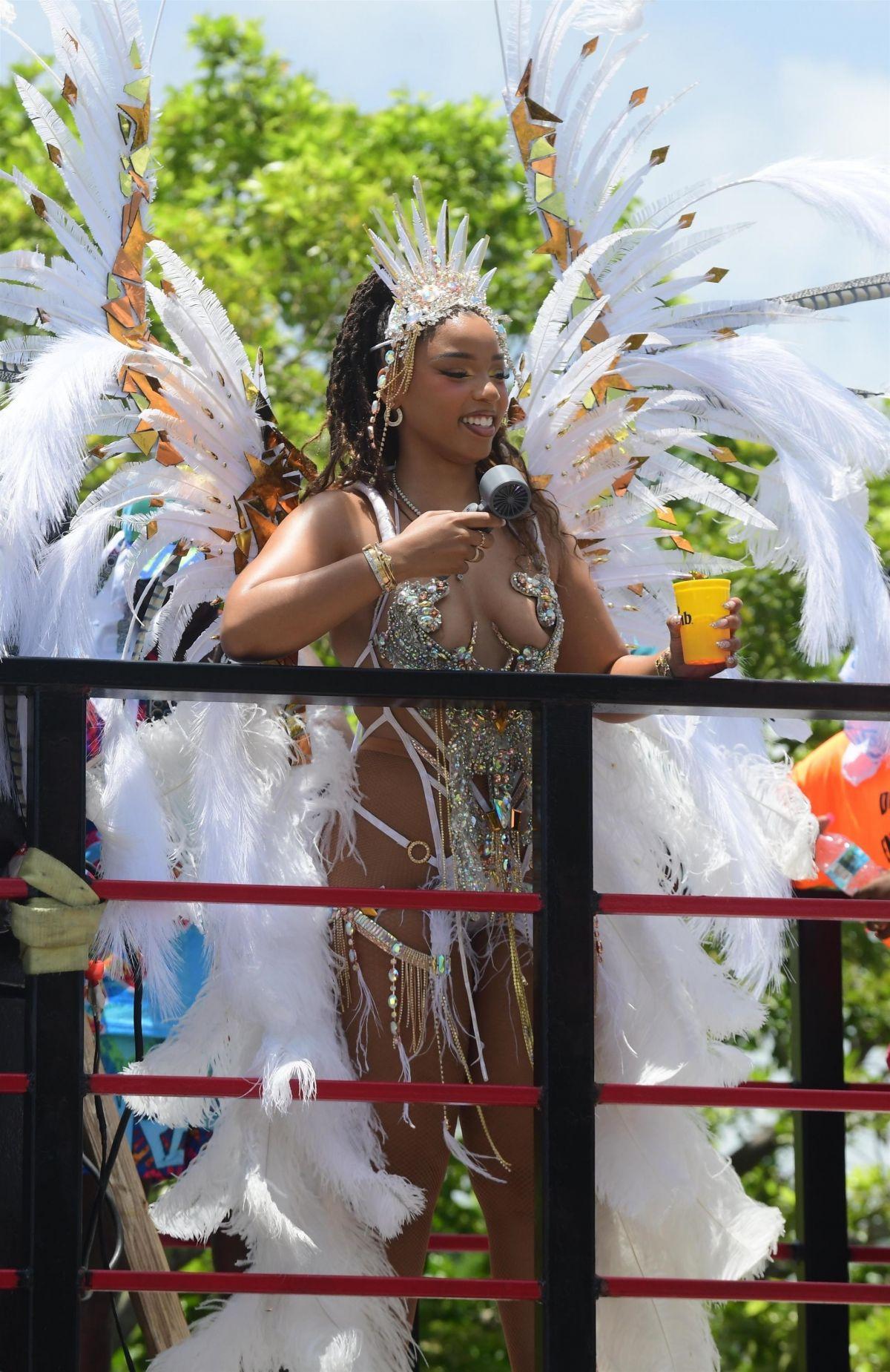 Chloe Bailey Crop Over Festival in Barbados, August 2025