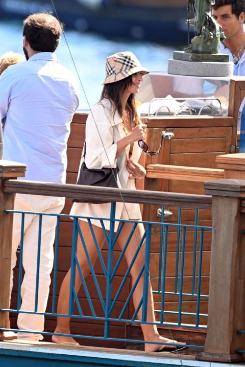 Emily Ratajkowski Lunch with Orazio Rispo Amalfi Coast, August 2025 1