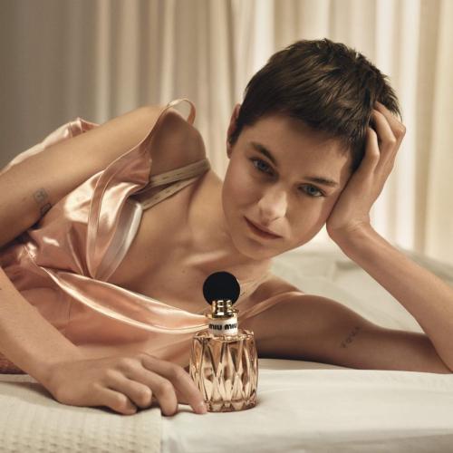 Emma Corrin fronts Miutine fragrance by Miu Miu, 2025 9