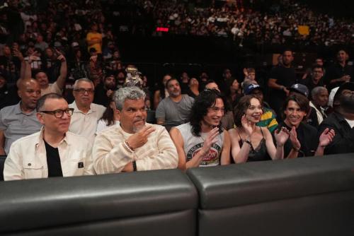 Emma Myers at WWE Monday Night RAW in Brooklyn 2