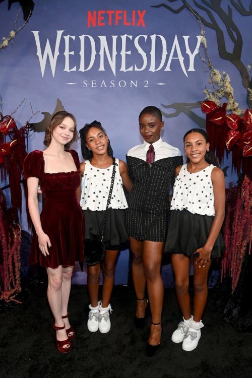 Emma Myers Wednesday Season 2 Screening, August 2025 2