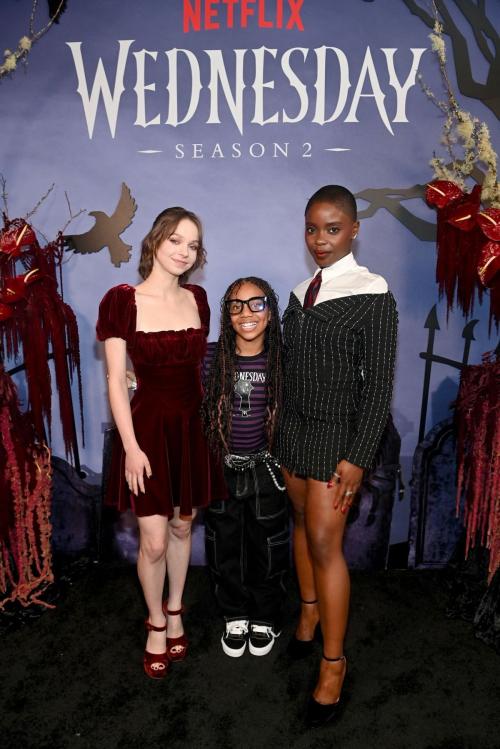 Emma Myers Wednesday Season 2 Screening, August 2025 3