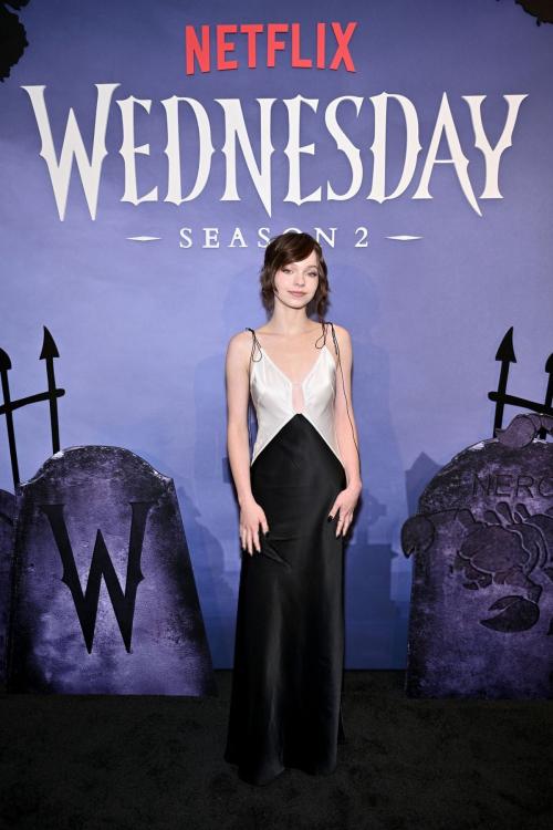 Emma Myers Wednesday Season 2 Screening, August 2025