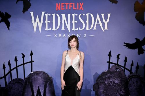 Emma Myers Wednesday Season 2 Screening, August 2025 5