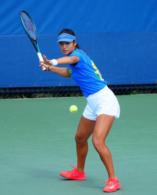 Emma Raducanu at US Open practice New York, August 2025 1