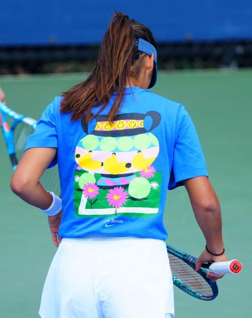 Emma Raducanu at US Open practice New York, August 2025 2