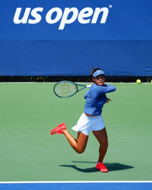 Emma Raducanu at US Open practice New York, August 2025 3