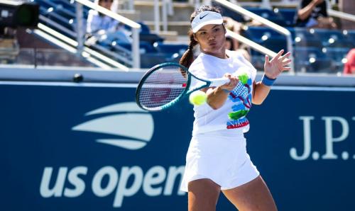 Emma Raducanu practice session US Open, August 2025 3