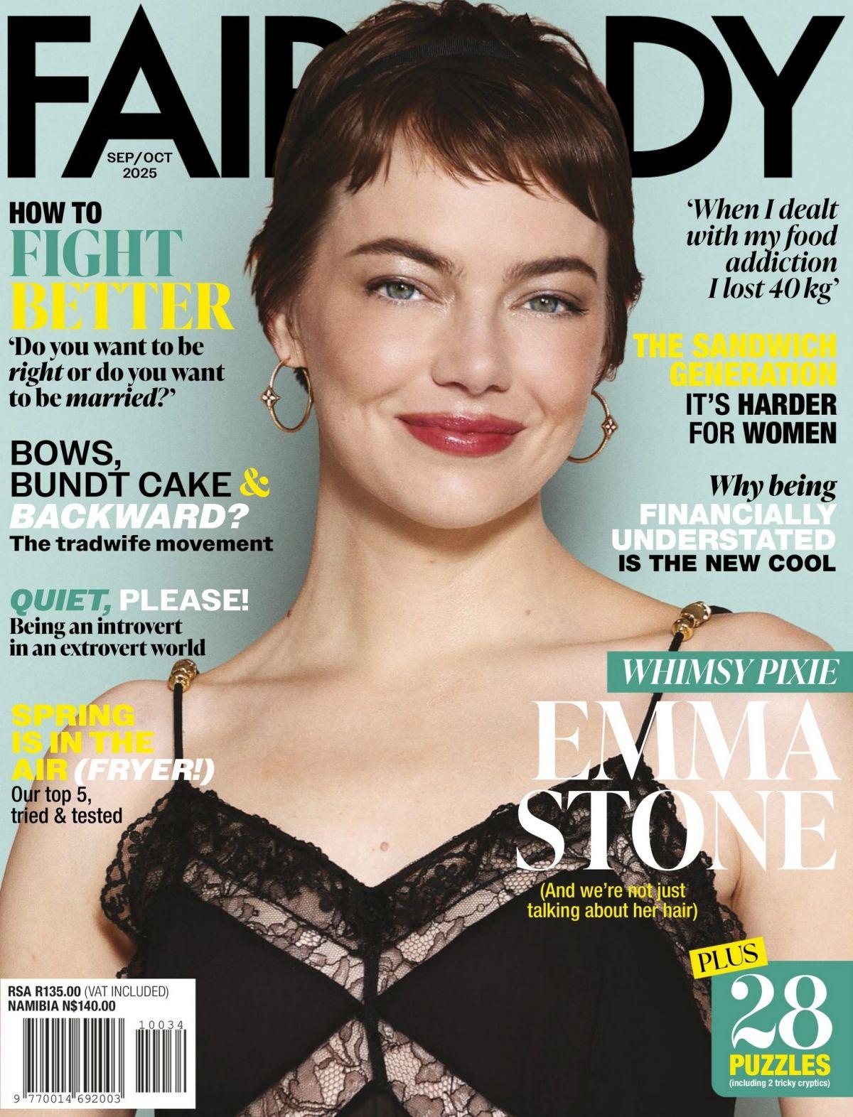 Emma Stone Fairlady Magazine, Sept/Oct 2025