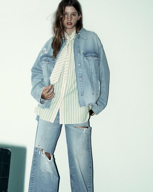 Ever Anderson for Zara Denim Collection, August 2025 3