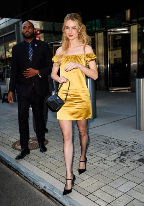 Grace Van Patten leaves GMA NYC, August 2025 3