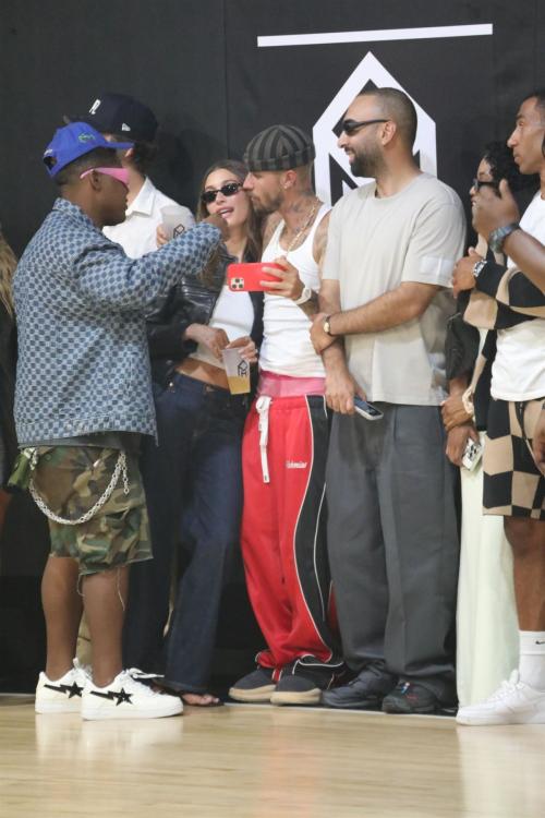 Hailey and Justin Bieber at The League X Blem LA, August 2025
