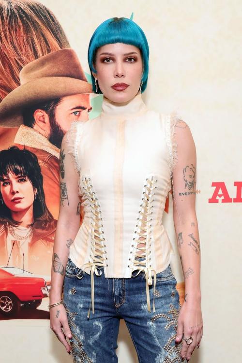 Halsey at Americana screening in Los Angeles 4