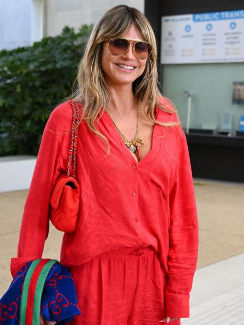 Heidi Klum arrives at Venice Film Festival, August 2025