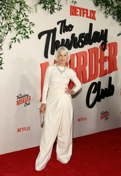 Helen Mirren Thursday Murder Club Screening NYC, August 2025 3