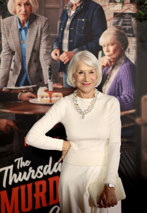 Helen Mirren Thursday Murder Club Screening NYC, August 2025 4