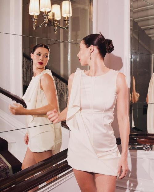 Hermione Corfield at a Photoshoot in August 2025