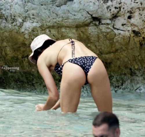 Irina Shayk in Bikini at a Beach Capri, August 2025 2