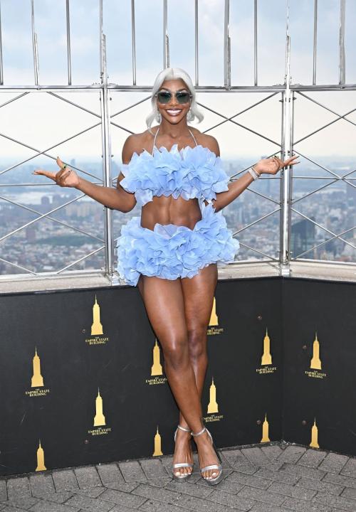 Jade Cargill lights up Empire State Building, July 2025