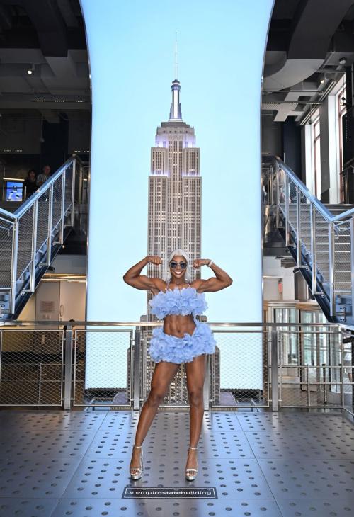 Jade Cargill lights up Empire State Building, July 2025 1