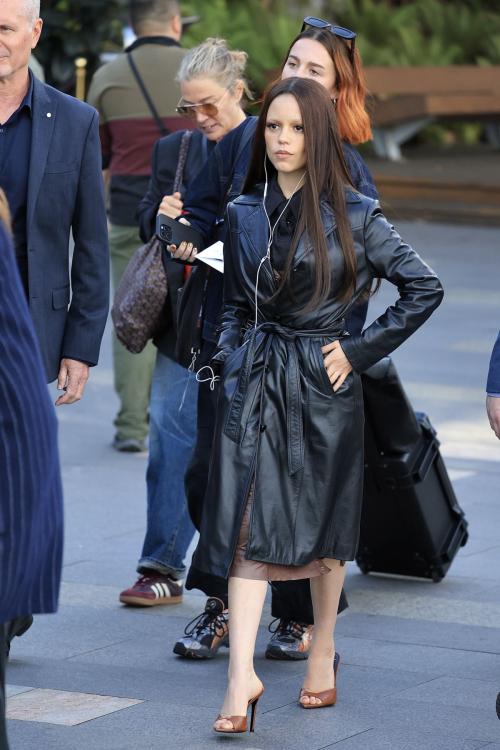 Jenna Ortega Boarding Yacht Sydney, August 2025 1