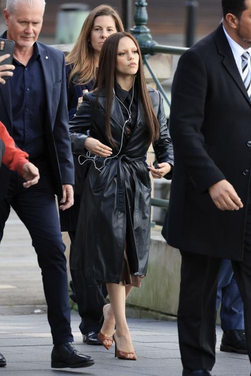 Jenna Ortega Boarding Yacht Sydney, August 2025 5