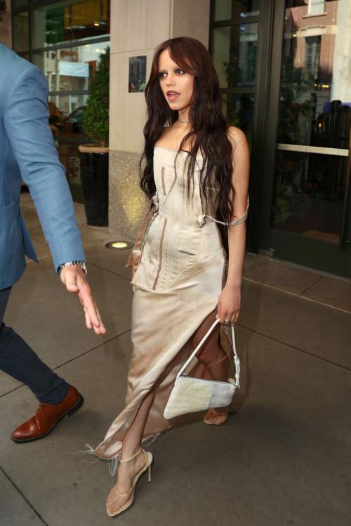 Jenna Ortega heads to Seth Meyers taping in NYC 3