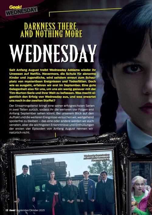 Jenna Ortega in Geek! Magazine, Fall 2025 9
