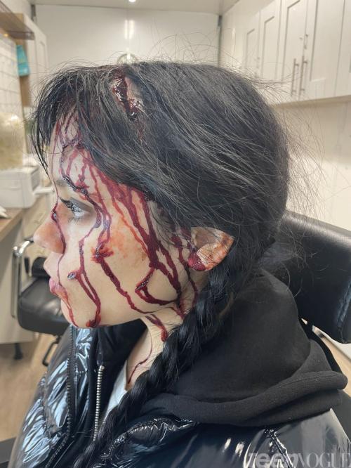 Jenna Ortega Teen Vogue Wednesday Makeup Diary, August 2025 2