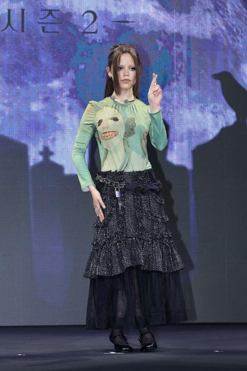 Jenna Ortega Wednesday Press Conference Seoul, August 2025