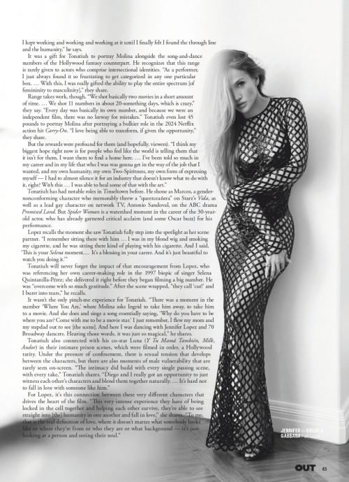 Jennifer Lopez in Out Magazine, September 2025 2