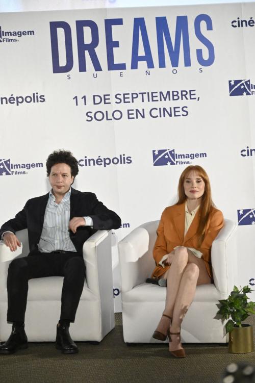 Jessica Chastain at Dreams press conference Mexico City, August 2025 1