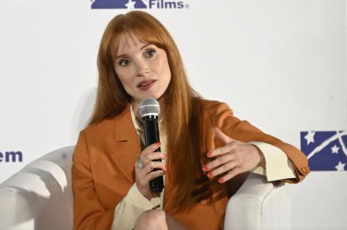Jessica Chastain at Dreams press conference Mexico City, August 2025 3