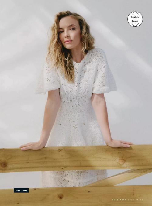 Jodie Comer for British GQ, September 2025