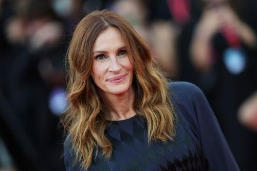 Julia Roberts at After The Hunt premiere Venice, August 2025