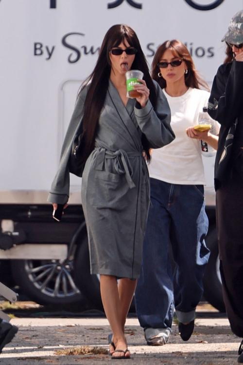 Kendall Jenner behind scenes shoot Pasadena, August 2025 5