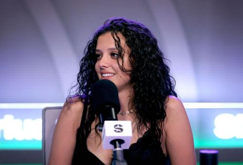 Lanie Gardner at SiriusXM Studios in Nashville 2