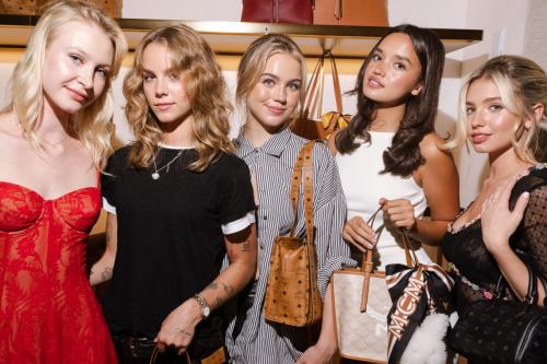 Lilia Buckingham & Sophia Hammons at Flaunt party, August 2025 1