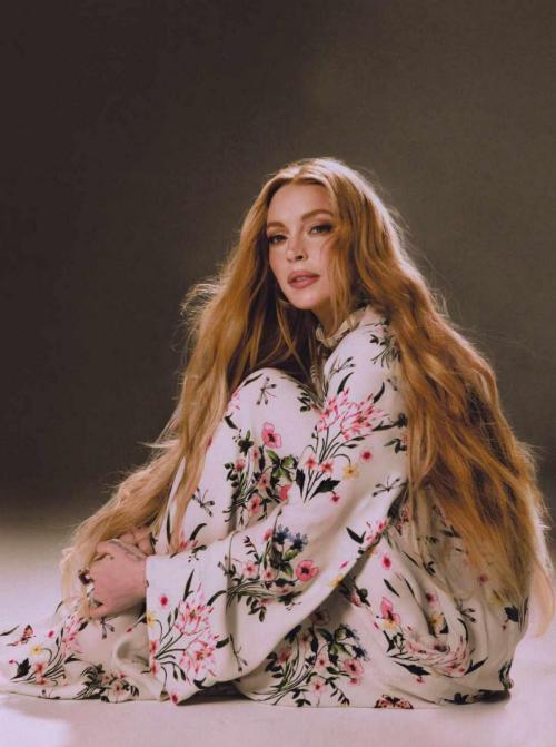 Lindsay Lohan classic glam in Sunday Times, August 2025 6
